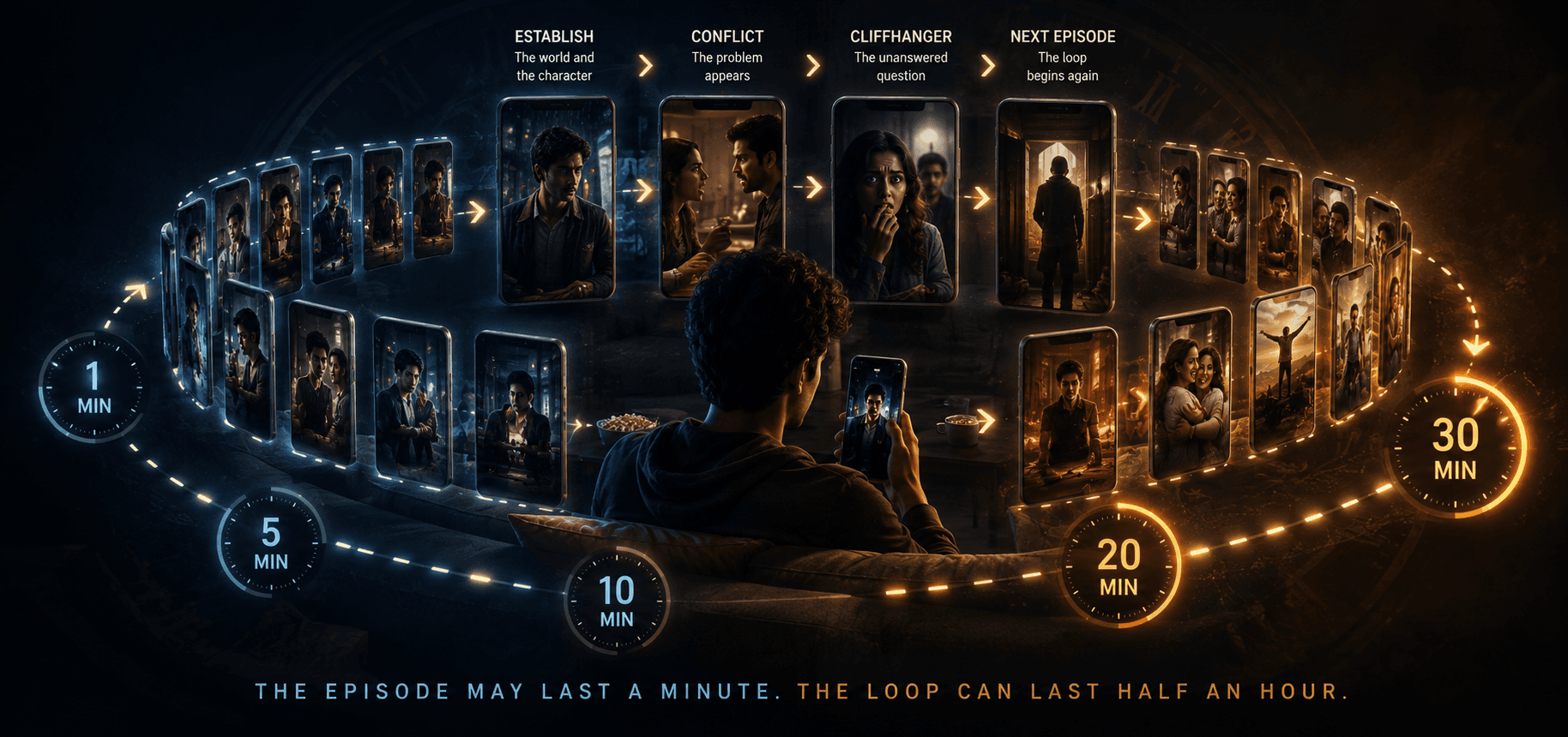 The loop can last half an hour