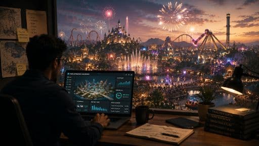 Theme Park Operations at Dusk_small